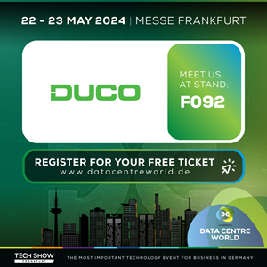 DUCO present at Data Centre World Frankfurt with high-quality ventilation solutions for data centres