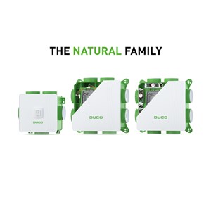 DUCO introduceert The Natural Family: Duurzame oplossingen voor natuurlijke ventilatie