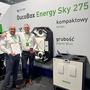 DUCO wint opnieuw prijs: DucoBox Energy Sky bekroond op Warsaw HVAC Expo 2025