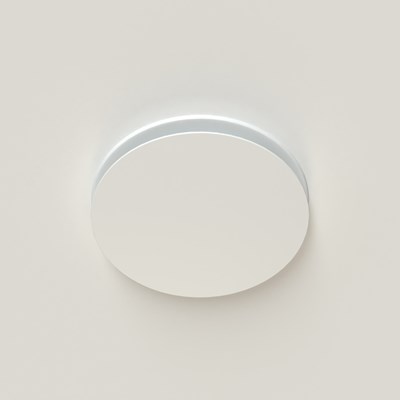 DucoVent Comfort bouche aération VMC en plastique blanc avec design rond